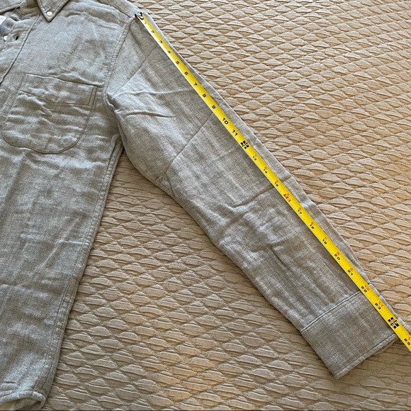 J. Crew Men's Small Slim Fit Double Weave Shirt - Picture 9 of 9